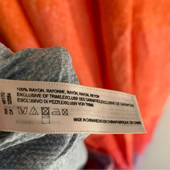 Anthropologie x Carla Weeks Setting Sun Strappy Maxi Dress Sz Small - Picture 8 of 9